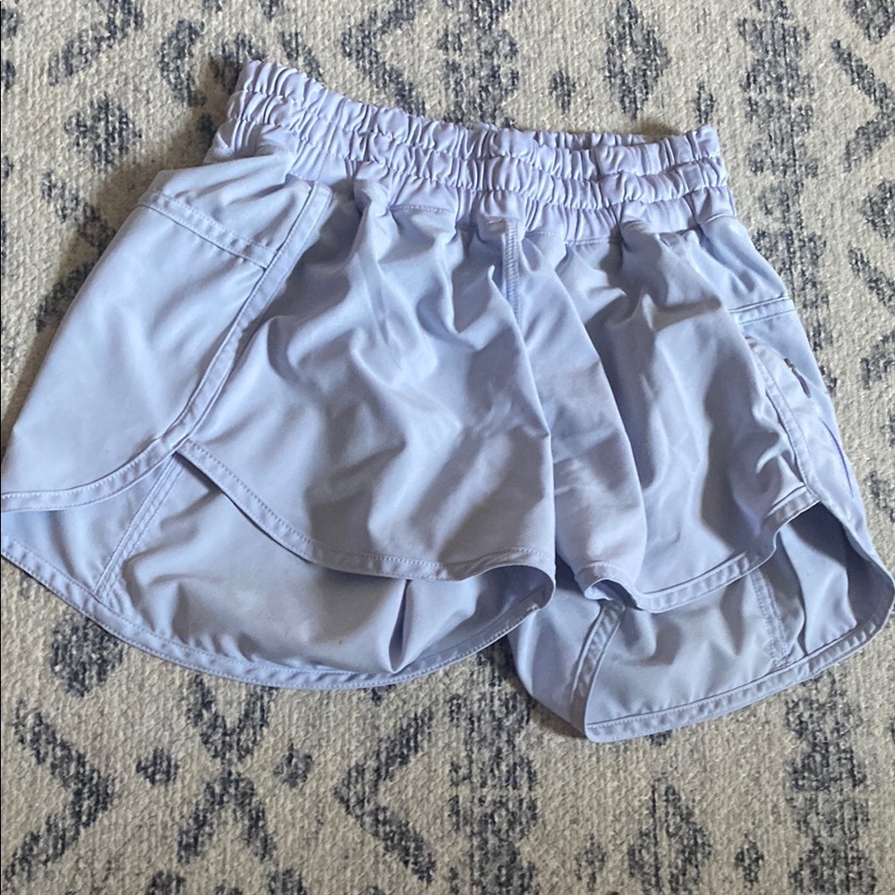 Lululemon Athletica Blue Athletic Shorts Lightweight Elastic Waist